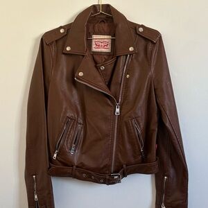 Levi's Women's Brown Faux Leather Jacket